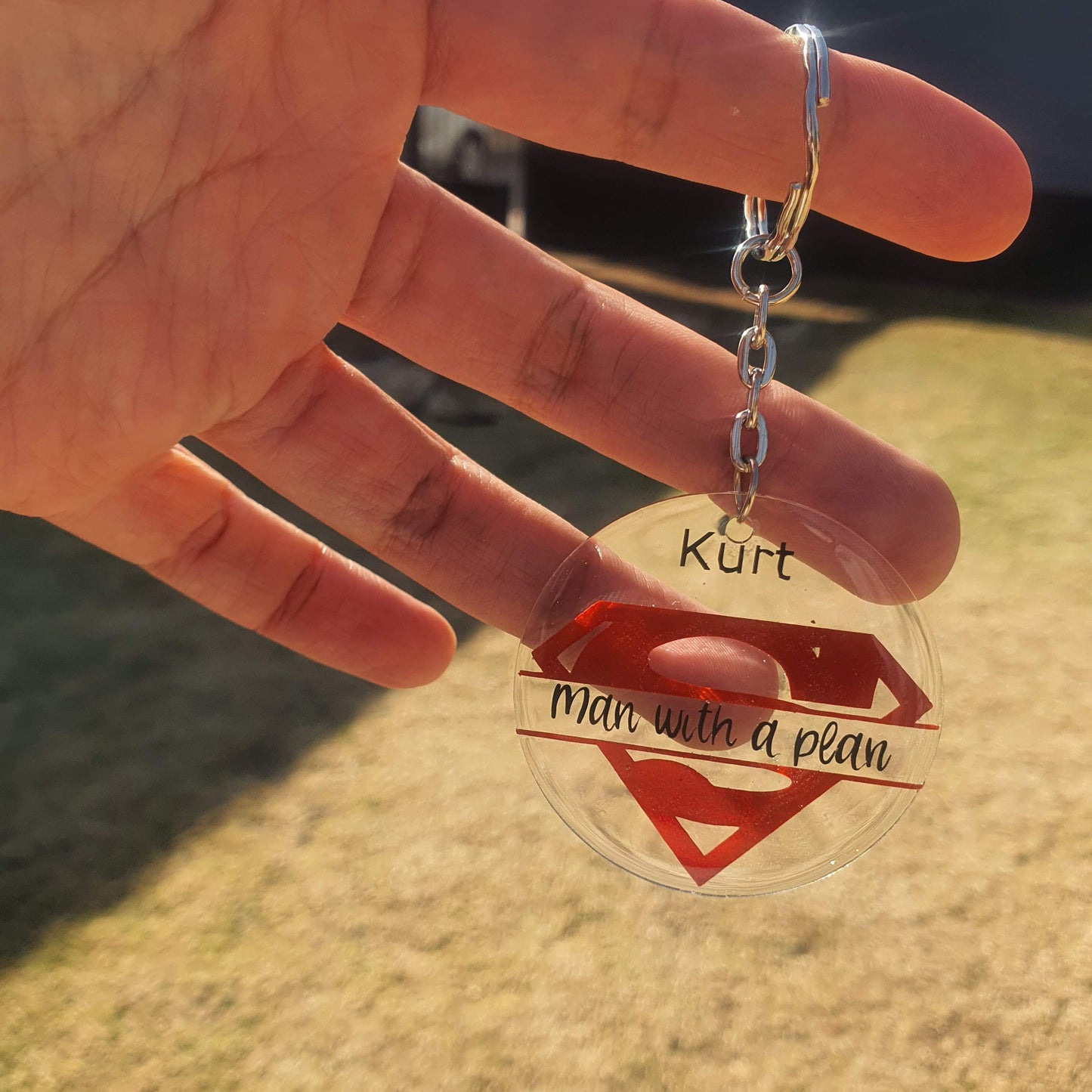 SuperMan Keyring
