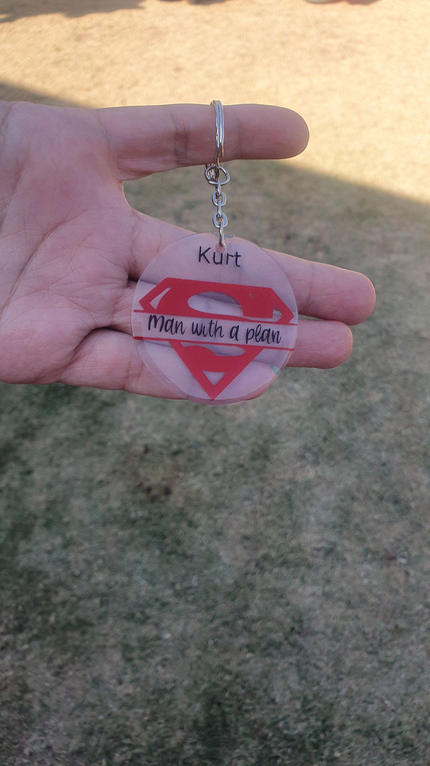 SuperMan Keyring